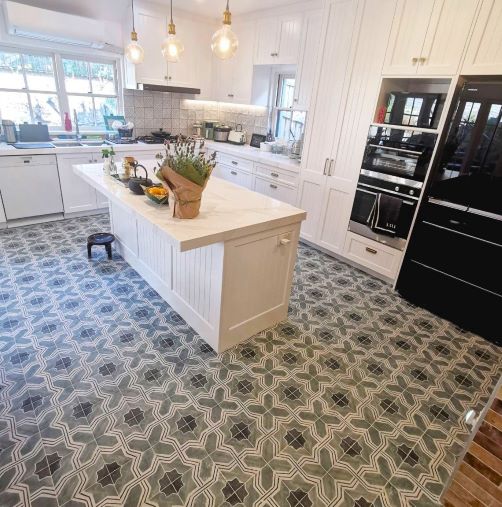 Pattern kitchen floors